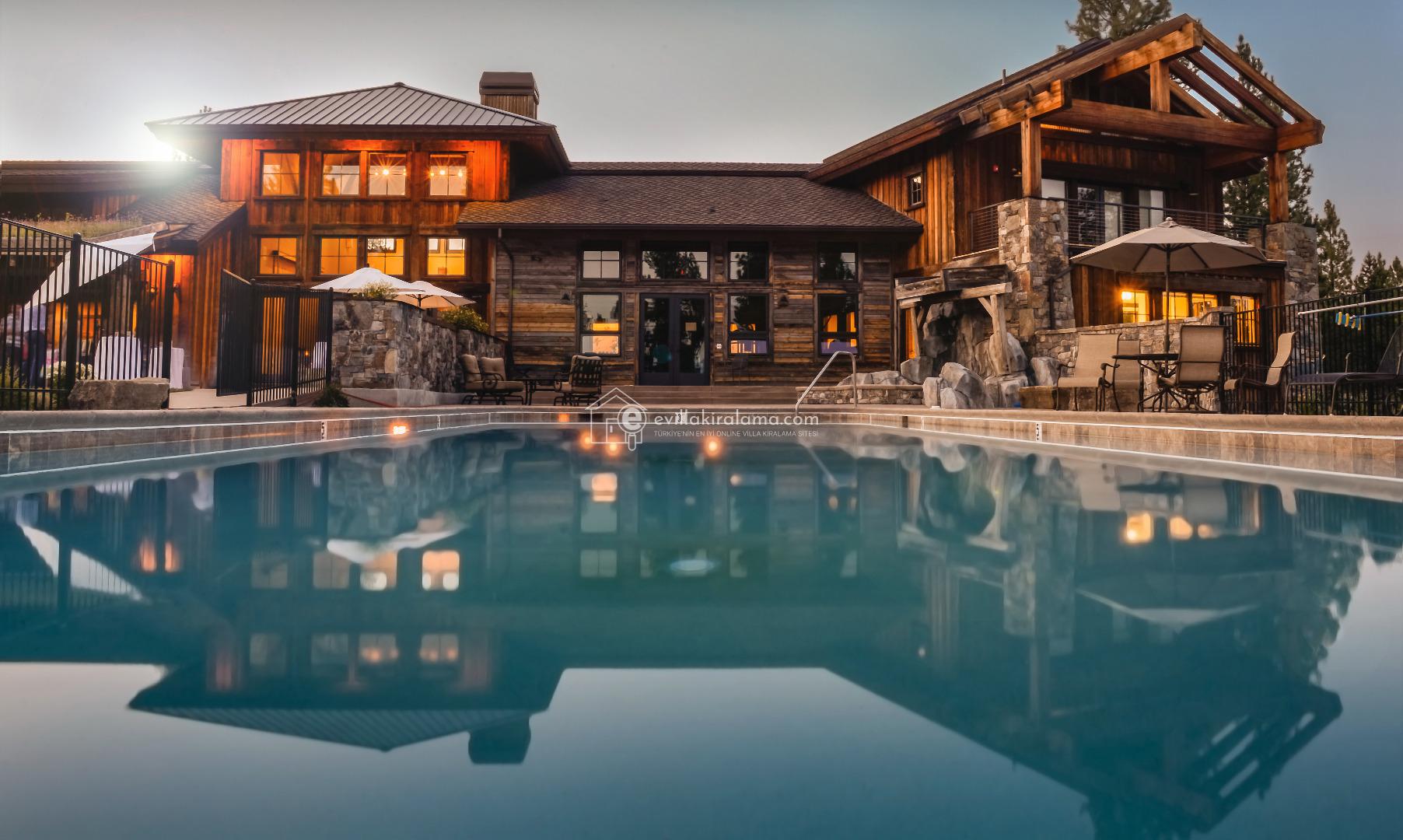 geniş aile için yazlık villa kiralama